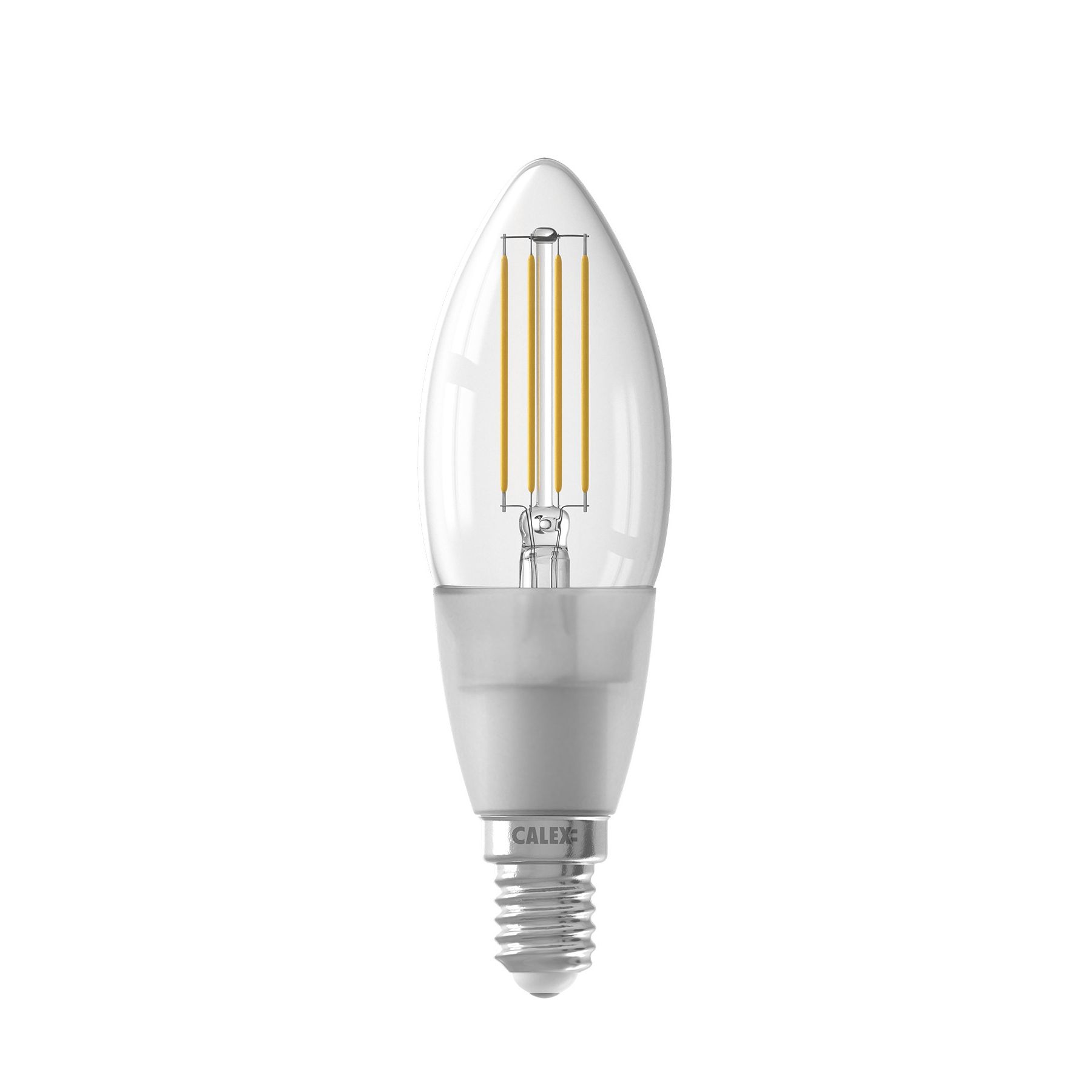 Calex Smart LED lamp - Ø 3,5 x cm - E14 - 4,5W - dimfunctie via app - 1800 3000K - white ambiance | Lichtkoning