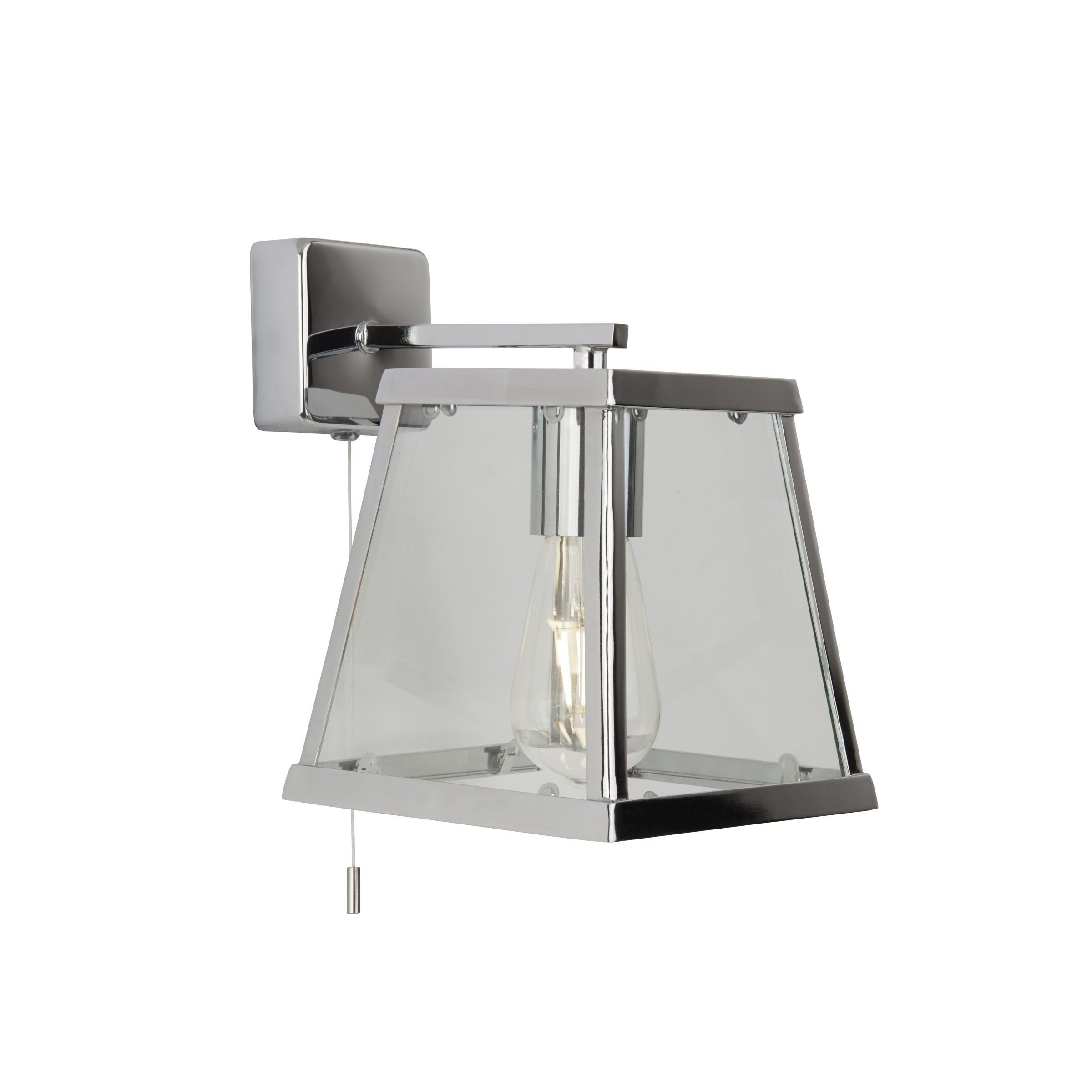 Searchlight Voyager wandverlichting met trekschakelaar 17 x 23 cm