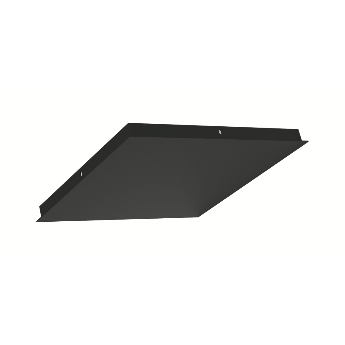 Artdelight Plate - plafondplaat uitbreidbaar tot 7 lampen - 45 45 x 3 cm zwart | Lichtkoning