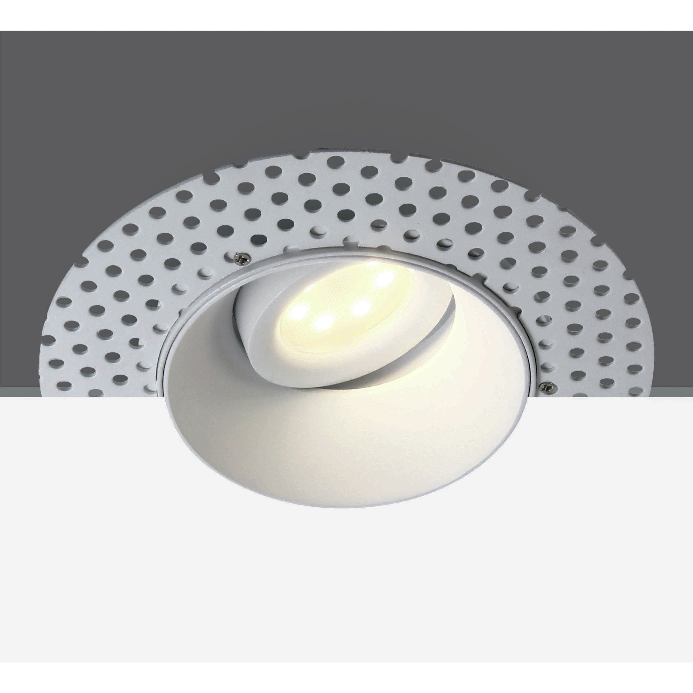 Openlijk Voorwaarden Verbinding ONE Light Trimless GU10 Range - inbouwspot - Ø 150 mm, Ø 105 mm inbouwmaat  - wit | Lichtkoning