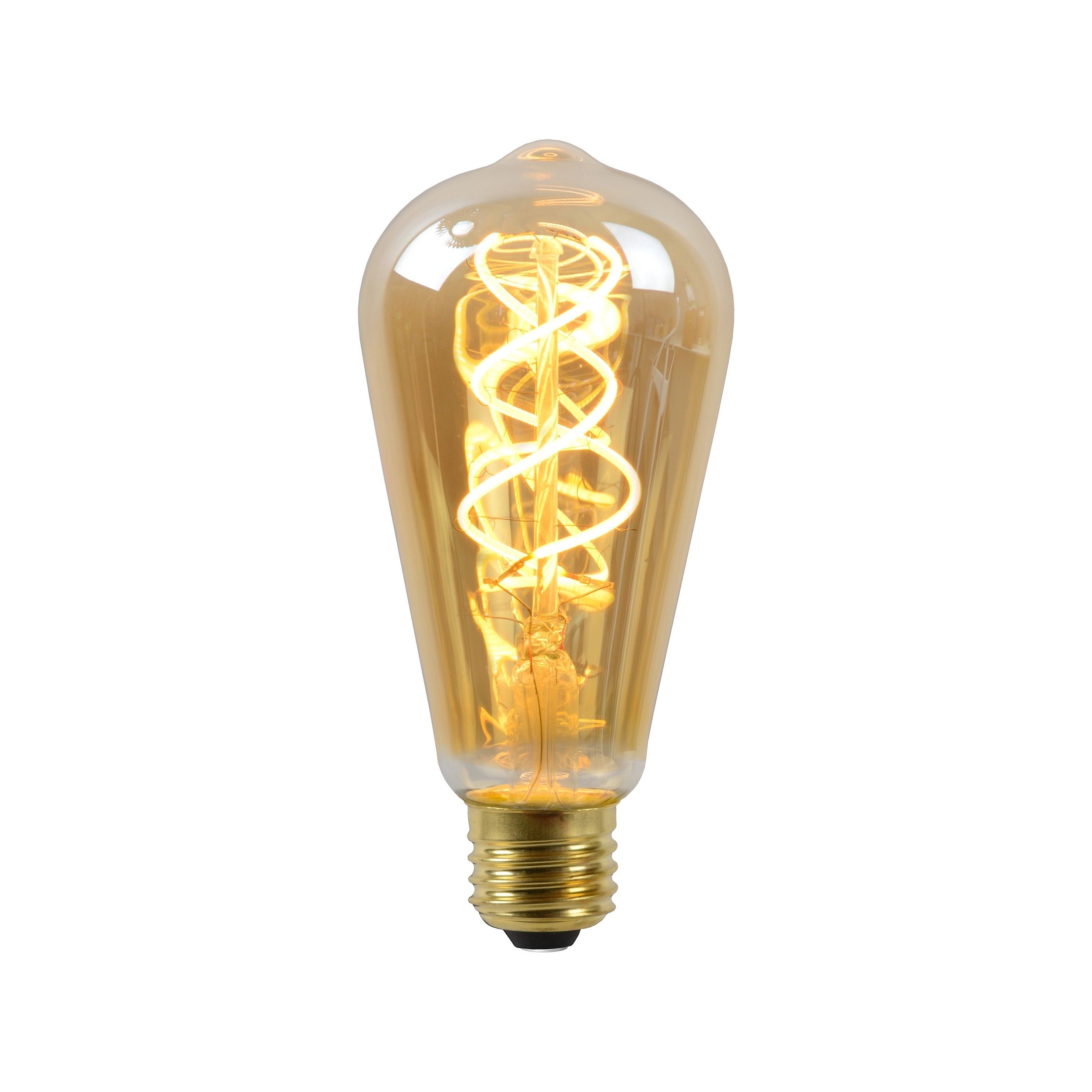 Dek de tafel Een zin Verrast zijn Lucide LED Bulb Twilight Sensor - Ø 6 cm - E27 - 4W niet dimbaar - 2200K -  amber | Lichtkoning
