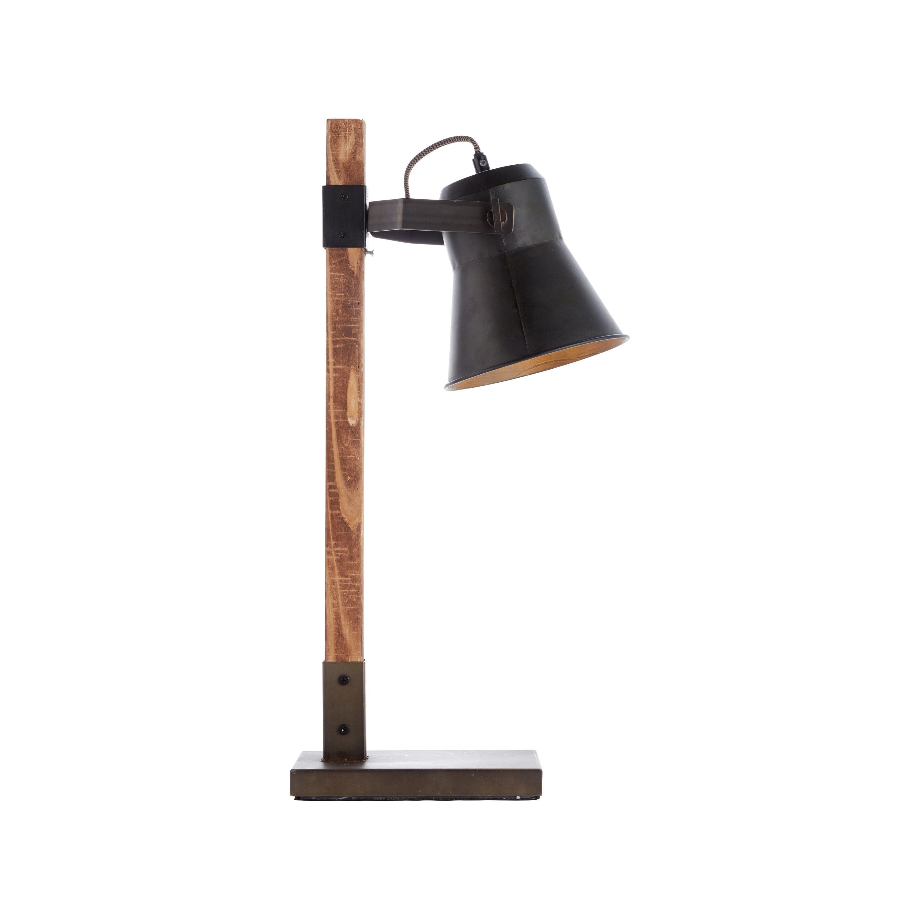 Brilliant - tafellamp - 29 x 16 55 cm - zwart en bruin |