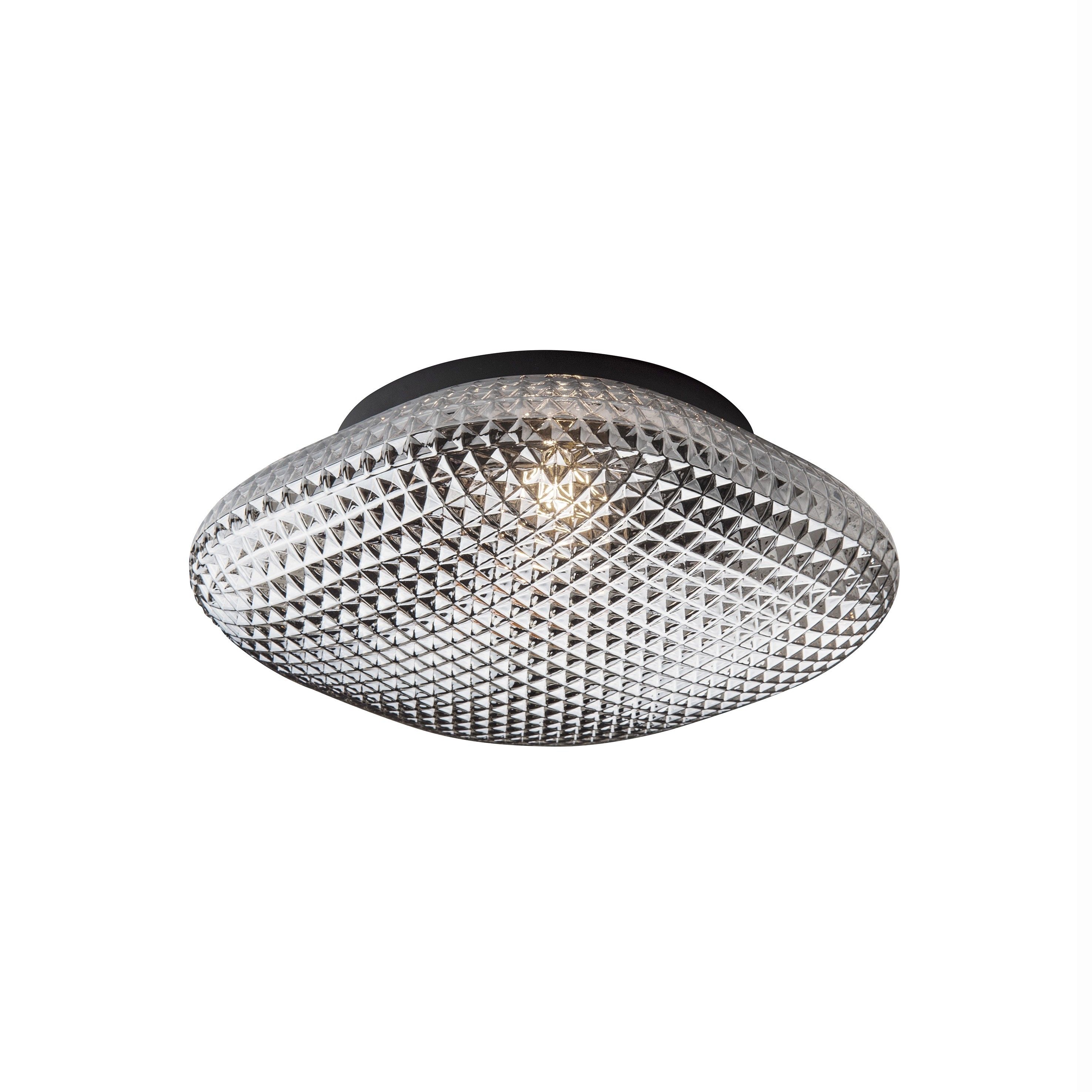 dubbellaag Buiten optie Nova Luce Sens - plafondlamp badkamer - Ø 25 x 11 cm - IP44 - grijs en  zwart | Lichtkoning