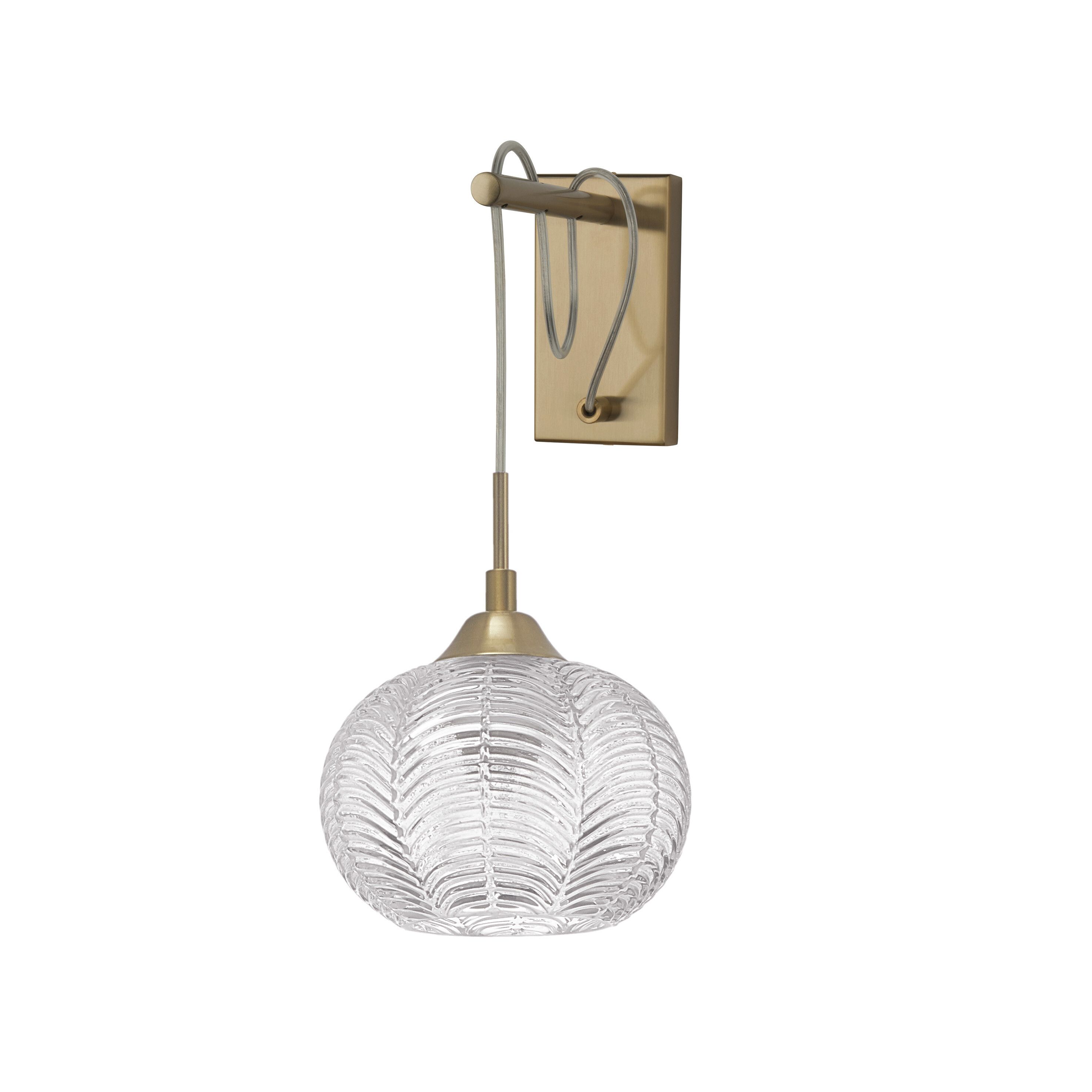 Nova Luce Vario - wandverlichting - 19 x 13,5 x 40 cm - satijn goud en ...