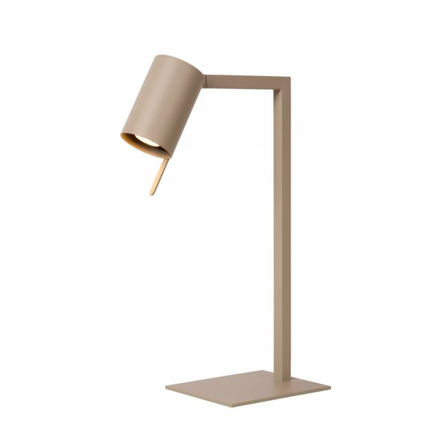 Lucide Lesley - bureaulamp - 34 x 20 x 130 cm - taupe