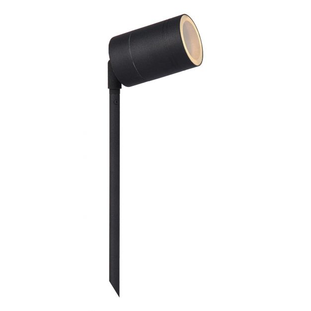 Lucide Arne - grondspot op piek - Ø 6,3 x 36 cm - 5W LED incl. - IP44 - zwart