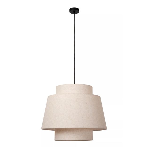 Lucide Tribute - hanglamp - Ø 60 x 180 cm - beige