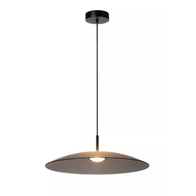 Lucide Menga - hanglamp - Ø 60 x 150 cm - 18,6W dimbare LED incl. - gerookt