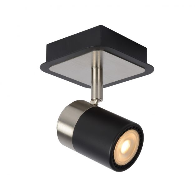 Lucide Lennert - opbouwspot 1L - 11,6 x 10 x 12,5 cm - 5W dimbare LED incl. - zwart