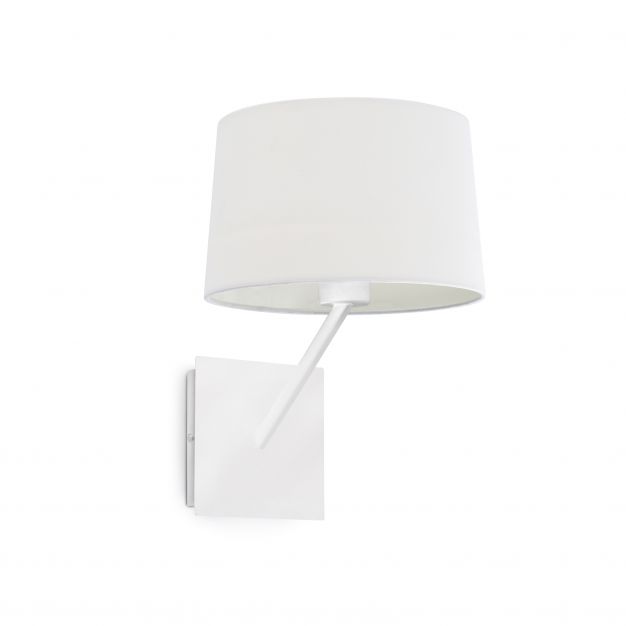 Faro Handy - wandverlichting met schakelaar - 24 x 27 x 32,5 cm - mat wit