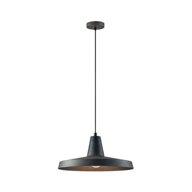 VK Lighting Sosta - hanglamp - Ø 30 x 118 cm - donkergrijs (stockopruiming!)