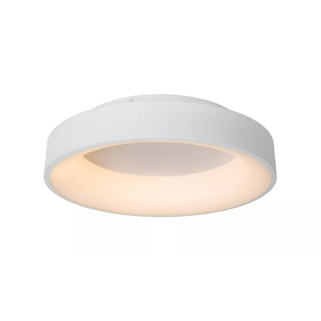 Lucide Mirage - plafondlamp - Ø 45 x 11,5 cm - 33W dimbare LED incl. - wit