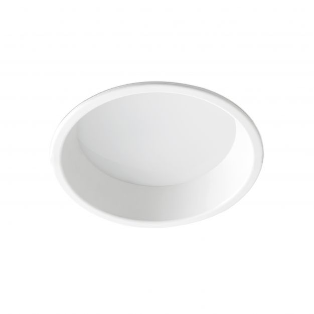 Faro Son - inbouwspot - Ø 220 mm, Ø 205 mm inbouwmaat - 24W LED incl. - mat wit – witte lichtkleur