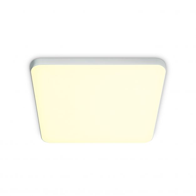 ONE Light Floating Square Panels - plafondverlichting - 16 x 16 x 1  cm - 14W LED incl. - wit - witte lichtkleur