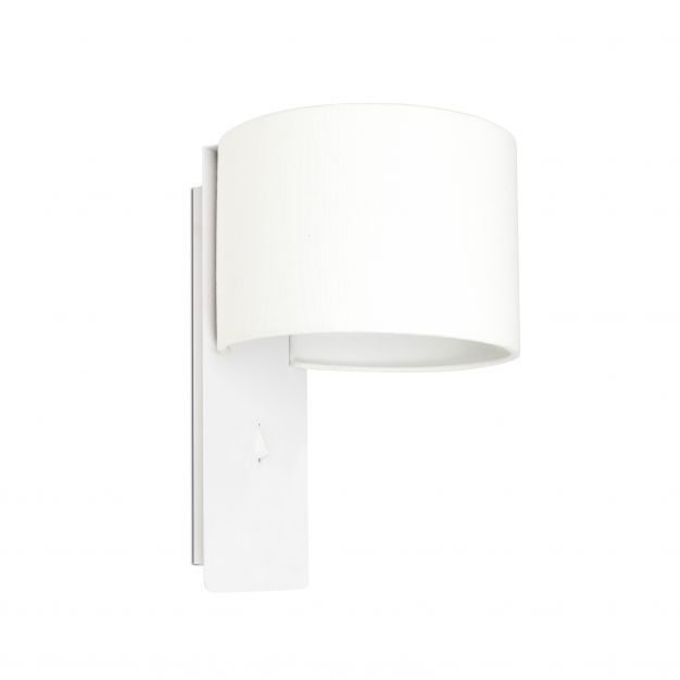 Faro Fold - wandverlichting met schakelaar - 20 x 22 x 30 cm - mat wit