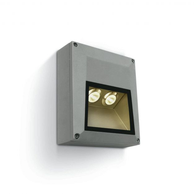 ONE Light Outdoor Wall Lights - buiten wandverlichting - 14 x 5 x 16 cm - 2 x 1W LED incl. - IP54 - wit