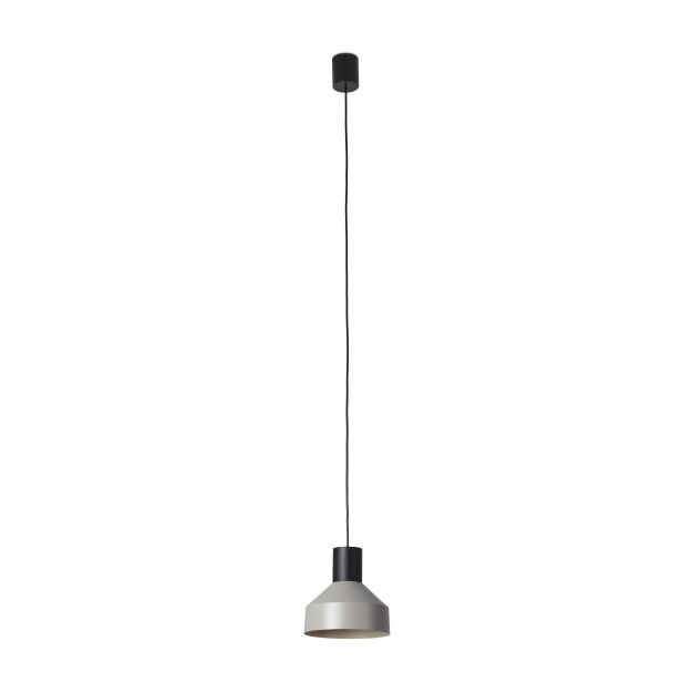 Faro Kombo - hanglamp - Ø 20 x 20 cm - grijs en zwart