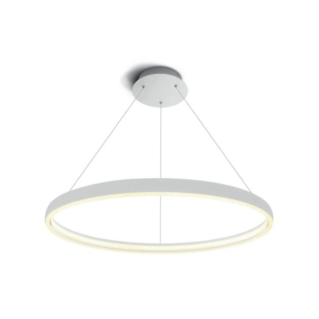 ONE Light LED Pendant Rings - hanglamp - Ø 70 x 154 cm - 19W LED incl. - wit