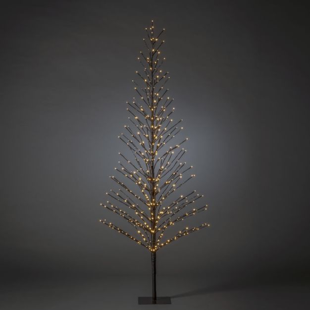 Konstsmide kerstverlichting - LED dennenboom - 85 x 85 x 210 cm - IP44 - zwart