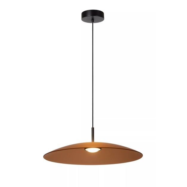 Lucide Menga - hanglamp - Ø 60 x 150 cm - 18,6W dimbare LED incl. - amber