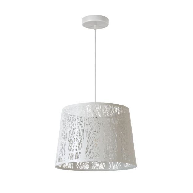 Lucide Garell - hanglamp - Ø 35 cm, 155 cm - wit