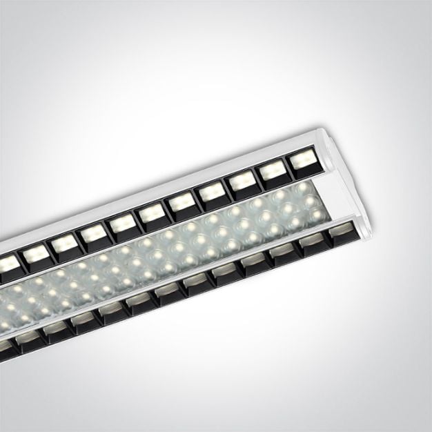 ONE Light Supermarket LED Linear Range - lineair licht - 120 x 14 x 5 cm - 80W LED incl. - wit