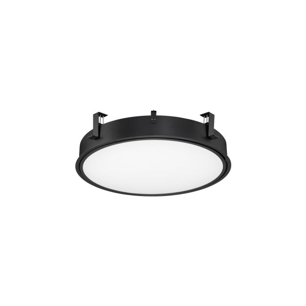 Nova Luce Perfect Profile Trimless - inbouwspot op afstandsbediening (excl.) - Ø 640 mm, 625 mm inbouwmaat - 40W dimbare LED incl. - 2700K-6000K - zwart