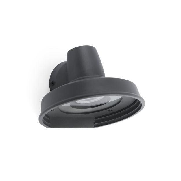 Faro Bronx - wandverlichting - 14,4 x 13,3 x 9,6 cm - IP44 - donkergrijs