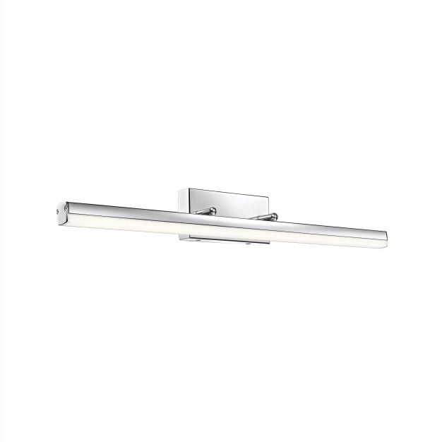 Nova Luce Vanese - spiegellamp - 63 x 7,5 x 7,5 cm - 18W LED incl. - IP44 - chroom