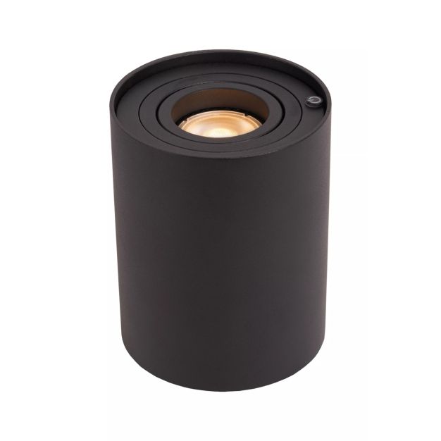 Lucide Tube - tafellamp - Ø 9,6 x 12,5 cm - 3 stappen dimmer - zwart