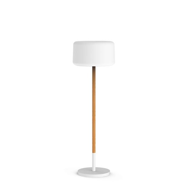 New Garden Chloe Plant - vloerlamp met oplaadbare lichtbron en afstandsbediening - dimbare 4,5W LED incl. - Ø 45 x 155 cm - IP65 - plastic