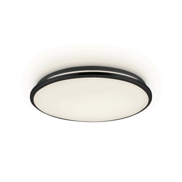 ONE Light LED Plafo Range - plafondverlichting - Ø 38 x 5,7 cm - 30W LED incl. - zwart