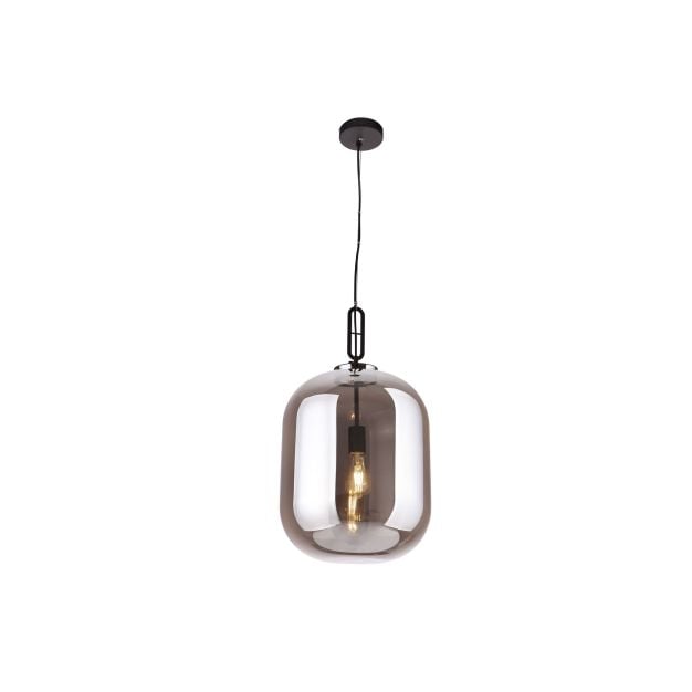 Maxlight Honey - hanglamp - Ø 30 x 150 cm - zwart