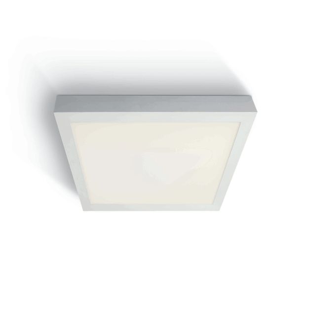 ONE Light LED Aluminium Panel - plafondverlichting - 60 x 60 x 4 cm - 40W LED incl. - IP40 - wit - witte lichtkleur