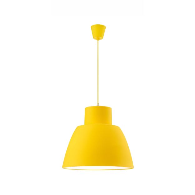 Nova Luce Vince - hanglamp - Ø 40 x 130 cm - geel