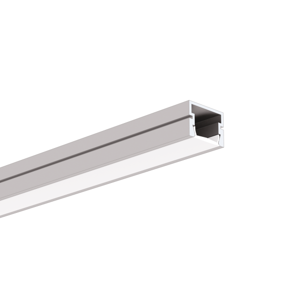 Klus PDS-4-PLUS - LED profiel - 1,6 x 1,2 cm - geanodiseerd zilver