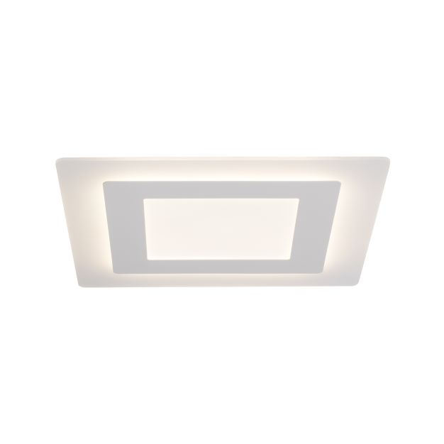 AEG Xenos - plafondverlichting - 48 x 48 x 5 cm - 45W dimbare LED incl. - wit