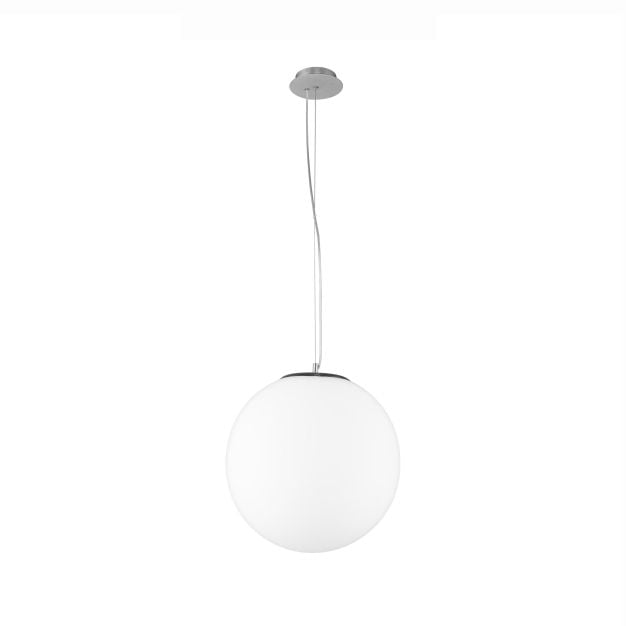 Nova Luce Nevoso - hanglamp - Ø 50 x 130 cm - opaal