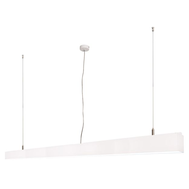 Lichtkoning Linear - hanglamp - 170 x 5 x 200 cm - 54W LED incl. - wit - witte lichtkleur