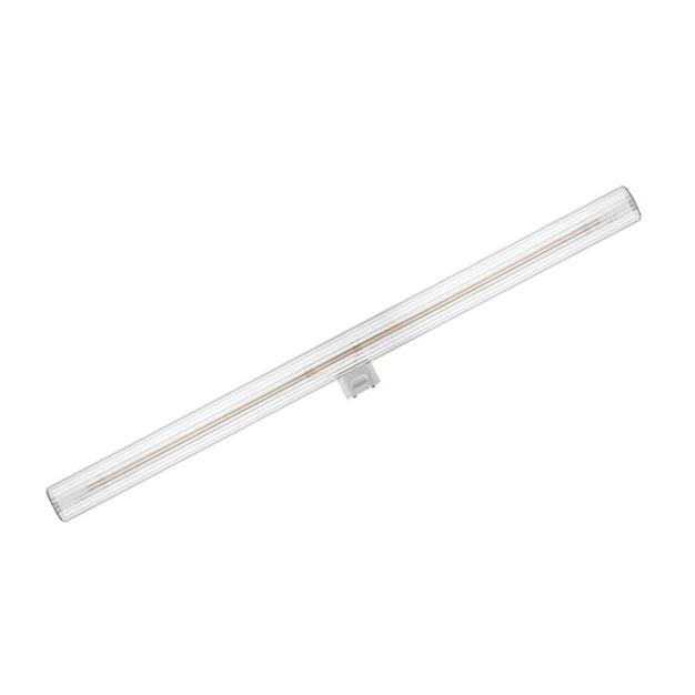 Daylight Italia LED lamp - Linea Righe - Ø 3 x 50 cm - S14d - 7W dimbaar - 2700K - transparant