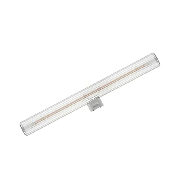 Daylight Italia LED lamp - Linea Righe - Ø 3 x 30 cm - S14d - 6W dimbaar - 2700K - transparant