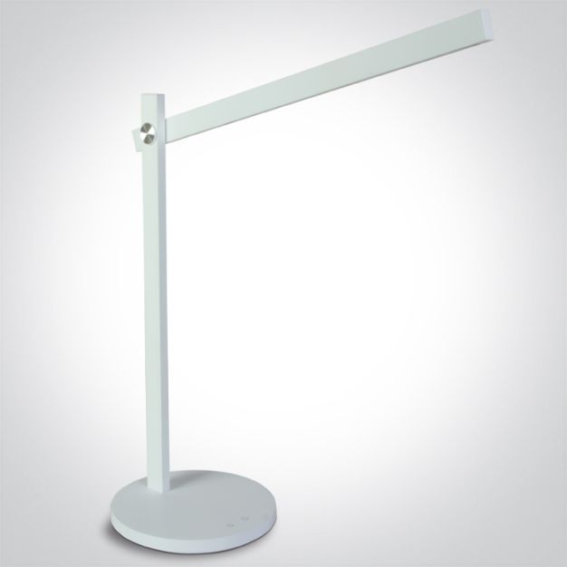 ONE Light Reading LED Lamps - bureaulamp - 40,5 x 42,5 cm - 3 stappen dimbaar - 5,5W LED incl. - wit