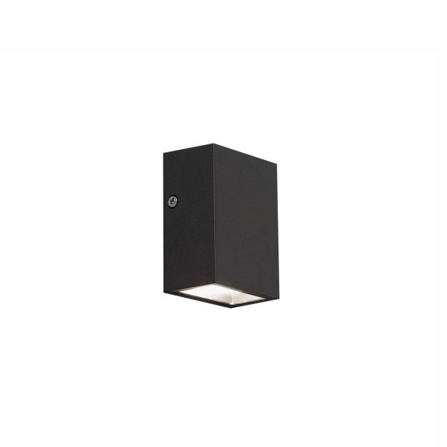 Faro Canon - wandverlichting - 6 x 4 x 8,5 cm - 4W LED incl. - IP44 - donkergrijs