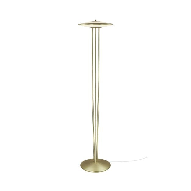 Design for the People Blanche - vloerlamp - Ø 32 x 141 cm - 15W dimbare LED incl. -  messing