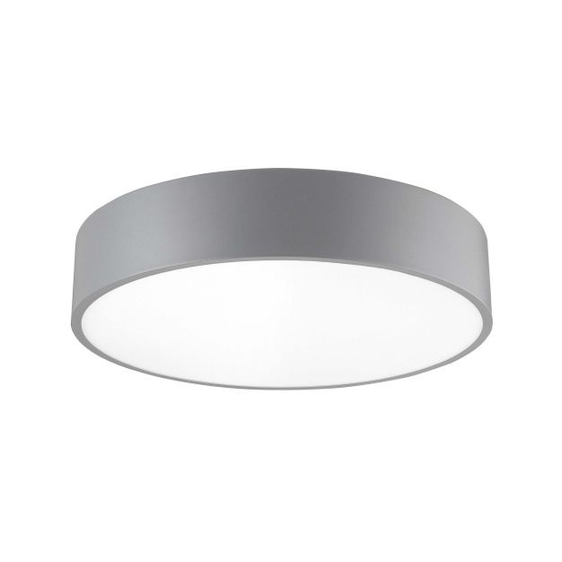 Nova Luce Roda - plafondverlichting - Ø 50 x 10 cm - 40W LED incl. - grijs - witte lichtkleur