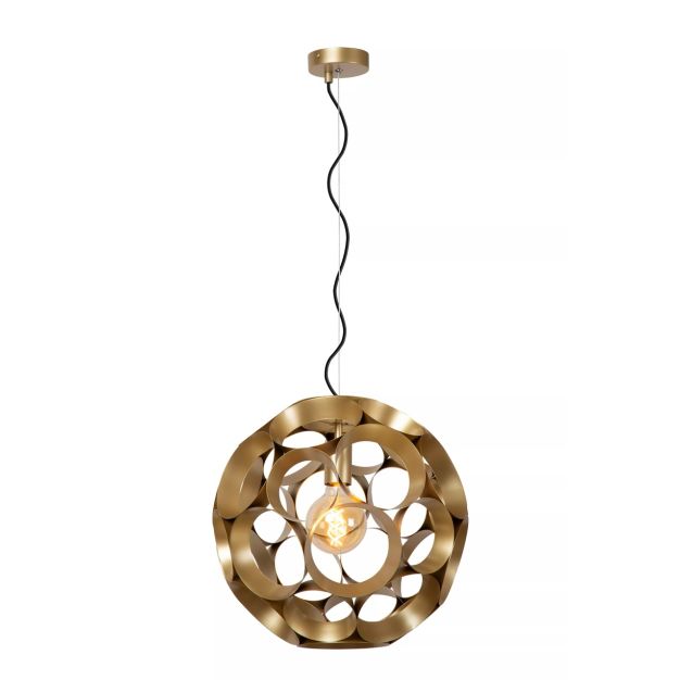 Lucide Hannelore - hanglamp - Ø 40 x 170,8 cm - goud