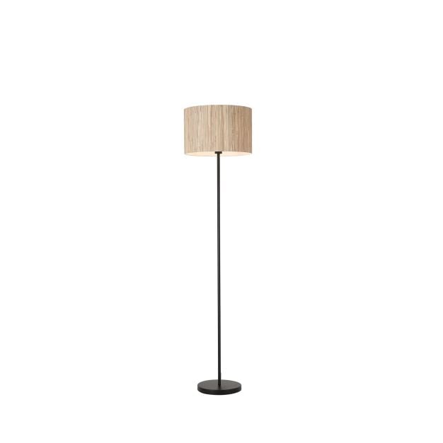 Searchlight Meadow - vloerlamp - Ø 38 x 159 cm - bruin en zwart