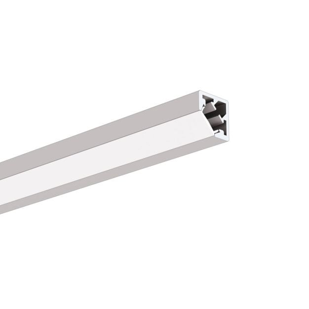 Klus KUBIK-45 - LED profiel - 1,6 x 1,1 cm - 100cm lengte - geanodiseerd zilver