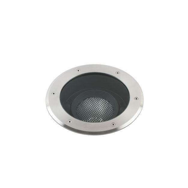 Faro Geiser Orientable - ronde grondspot voor buiten - Ø 260 mm, Ø 200 mm inbouwmaat - 29W LED incl. - IP67 - satijn inox - 38 graden