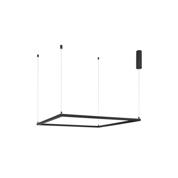 Nova Luce Eterna - hanglamp - 100 x 100 x 120 cm - 50W dimbare LED incl. - zand zwart